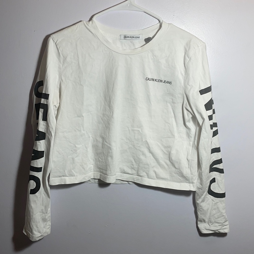Calvin Klein cropped long sleeve
